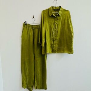 Zara Green Women's Top